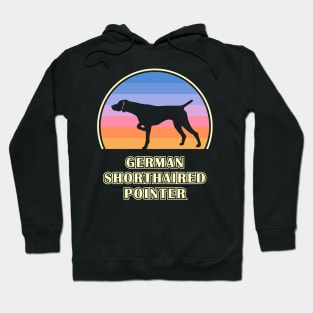 German Shorthaired Pointer Vintage Sunset Dog Hoodie